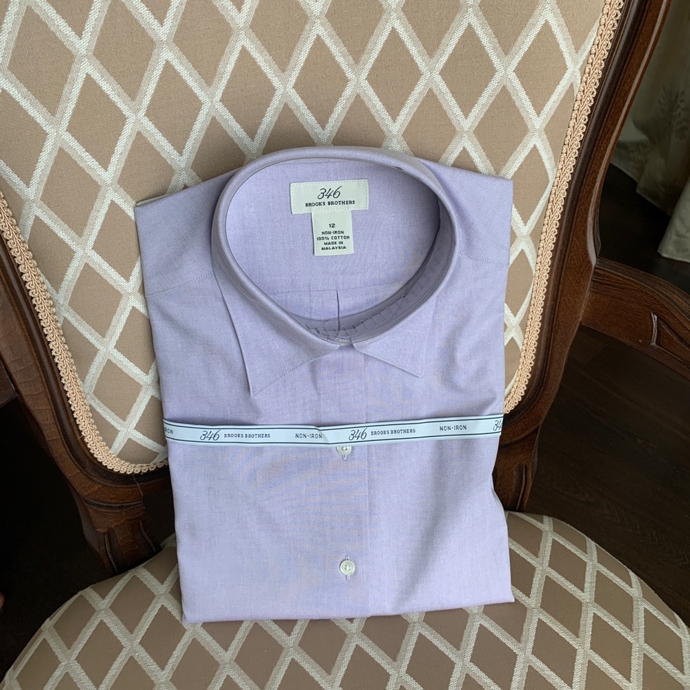 Brand new Brooks Brothers non-iron cotton shirt/blouse